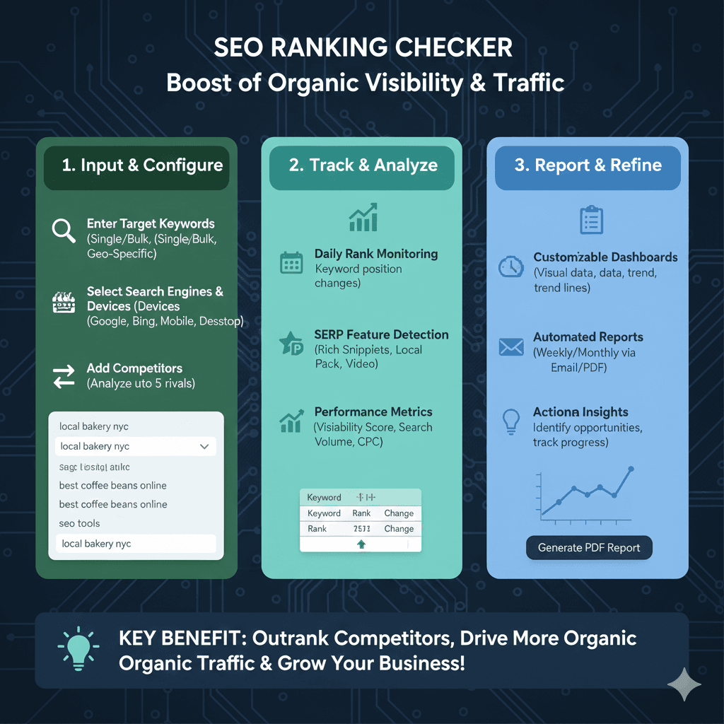 Google Keyword Rank Checker